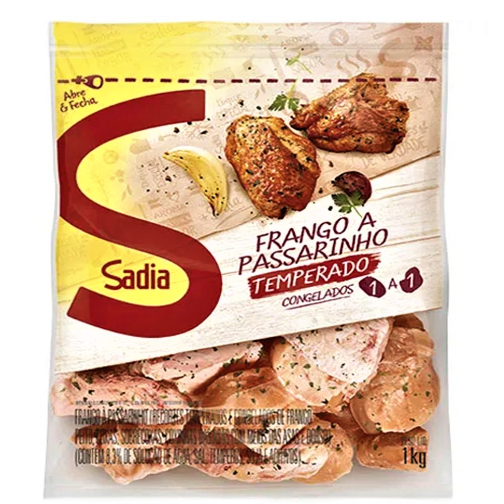 FRANGO SADIA A PASSARINHO 1KG TEMPERADO Real Supermercados Loji